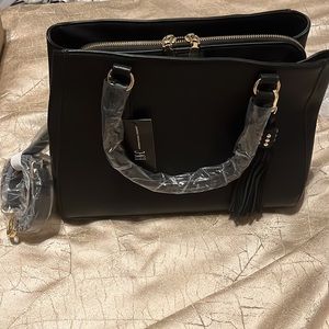 INC Oliviya black purse